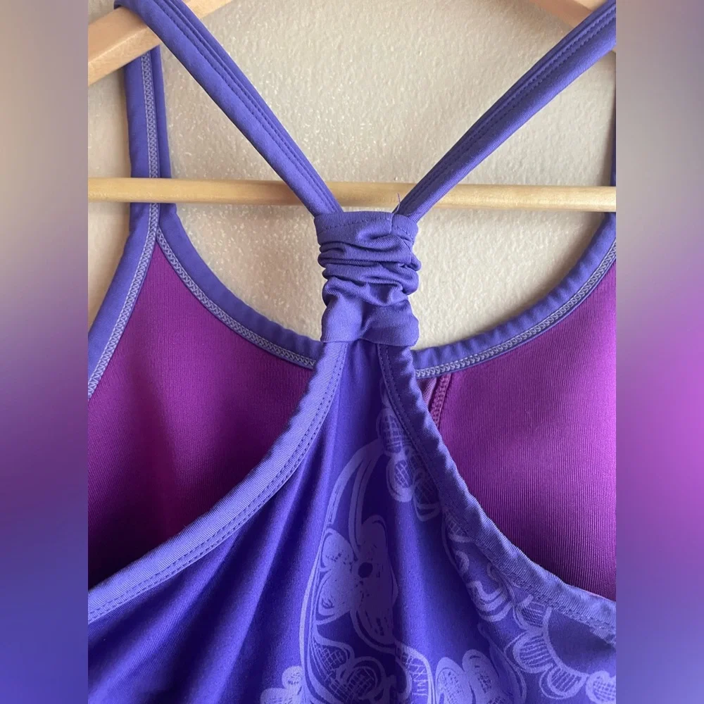 Athleta Women Purple Swim Bikini Top Size Small - Picture 5 of 8